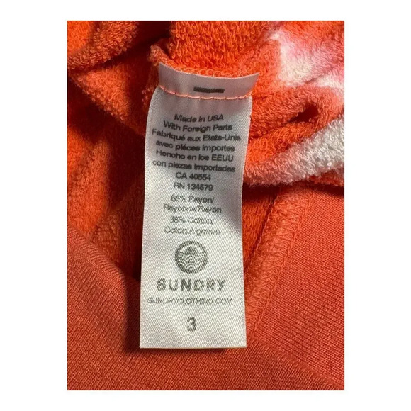 Sundry Gradient Tie-Dye Sweatshirt Size 3 Women’s Large - Picture 8 of 9